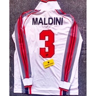 BAJU JERSEY AC MILANN RETRO 1997 97 1998 1999 98 99 2000 2001 00 01 AWAY Opel Blokecore skena Ls lon