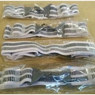 Safety helmet rubber chin strap