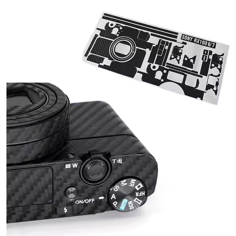 Anti-Scratch Camera Body Carbon Fiber Film Kit For Sony RX100 VII RX100VII RX100M7 RX100VI RX100M6 P