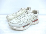 Gucci Rhyton Vintage Logo-print Sneakers (size 42) Gucci 象牙色皮革運動鞋 經典老爹鞋