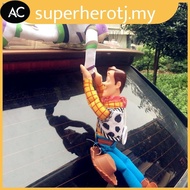 AC Toy Story Sherif Woody Buzz Lightyear Car Dolls Plush Outside Hang Toy Cute Auto Accessories Car 