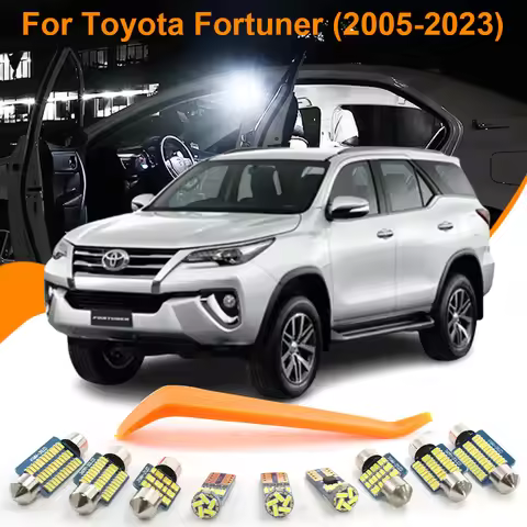Car LED Indoor Lamp Canbus For Toyota Fortuner 2005 2006 2007 2008 2009 2010 2011 2012 2013 2014 201