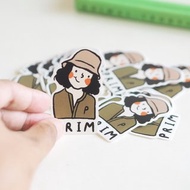 Customized Portrait Sticker by YAF!store