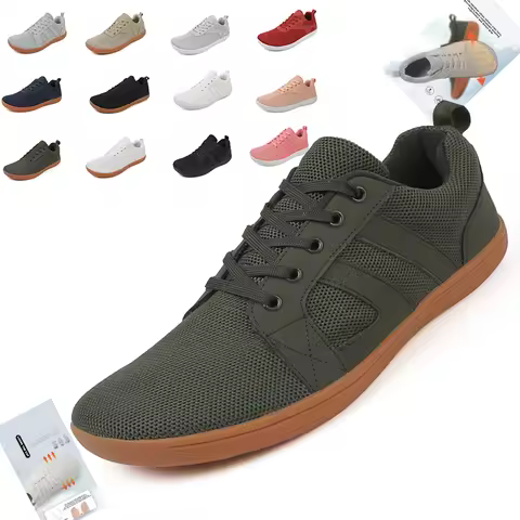 Wide-toed Shoes Men's Fashion Simple Casual Sports Shoes Barefoot Shoes Women's Jogging Shoes Walkin