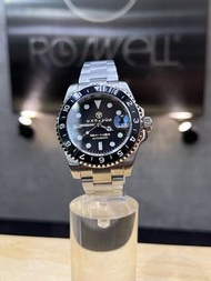 ロズウェル時計系列🏯黑色/ seiko mod nh35 機芯手錶