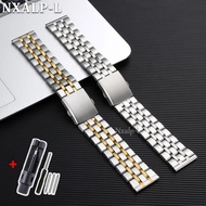 Stainless Steel Watch Band 18mm 20mm 22mm for Seiko for Longines for Tissot Metal Bracelet Silver Go