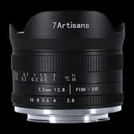 7artisans 7.5mm f2.8 II 超廣角魚眼無反鏡頭 APS-C Sony E Fuji X Olympus OM-D Canon EOS M RF Nikon Z