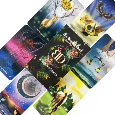 The Meraki Tarot Cards 3RD EDITION A 79 Deck Oracle English Visions Divination Edition Borad Meraki 
