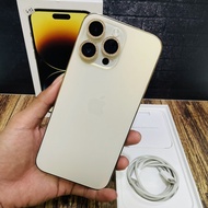 iphone 14 pro max 128gb gold second ex ibox