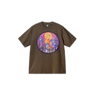 Stussy x Dries Van Noten Airbrush Shrooms Tee Khaki Unused
