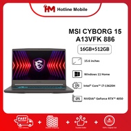 MSI CYBORG 15 A13VFK-886MY 13th i7 (16GB RAM+512GB SSD) Garming Laptop | Original MSI Malaysia