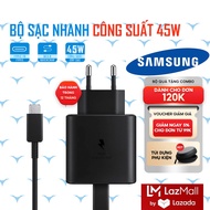 Click Vào Mua SAMSUNG Store LazMall Chính Hãng Bộ Sạc Nhanh Samsung 45W cho dòng Note 20 S20S21S22 M