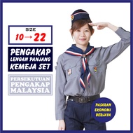 KEMEJA PENGAKAP LENGAN PANJANG BAJU KEMEJA PERSATUAN PEREMPUAN PLUS SIZE LONG SLEEVE PERSEKUTUAN PEN