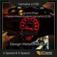 Papan Meter Custom Yamaha LC135 V2 - V7 4 Speed 5 Speed (Meter LC135 Vietnam)