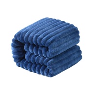 NTBAY Plush Flannel Oversized Baby Blanket, 50X60 Inches Soft and Warm Toddler Blanket with Striped 