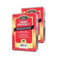 Cardboard Gold Card Saver 1 - Semi-rigid card holders for submission of cards for grading by PSA/BGS