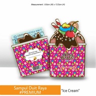 [ HQ 2025 ] ICE CREAM SAMPUL RAYA CANTIK COMBO 35+5 FREE l ANGPAO MONEY ENVELOPE #MENAAMI