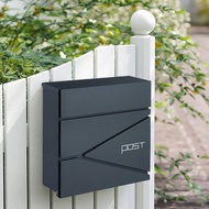Letter Box European Modern Villa Outdoor Letter Box Large Suggestion Box Outdoor Letter Box Creative