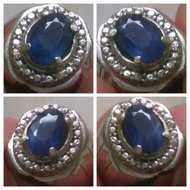 Natural Blue Sapphire Safir Original Asli Alam Kwalitas Super Warna