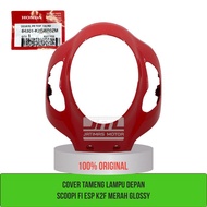 Cover tameng lampu depan scoopy fi esp merah glossy 64301-K2F-N00ZM