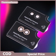 thewoodfamer 1/2Pcs For Flip7 Metal Ring Camera Len Protector Anti-Scratch HD Camera Lens Protective