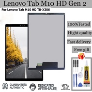 For Lenovo Tab M10 HD Gen2 X306 LCD Display Touch Screen Digitizer Assembly Repair Replacement Part