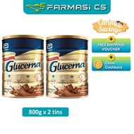 Abbott Glucerna Chocolate 800g x 2 Tins (TWIN) EXP:02/2026 [ Manage glucose level, susu, milk ]