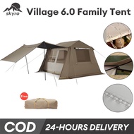Village13 Khemah Unta  Automatic Ridge Tent Waterproof Luxury Glamping Canopy Outdoor Family Tent