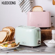 KUDIXIONG เครื่องปิ้งขนมปังหมีเครื่องปิ้งขนมปังเครื่องทำอาหารเช้าในบ้านเครื่องปิ้งขนมปังความร้อนขนาดเล็ก