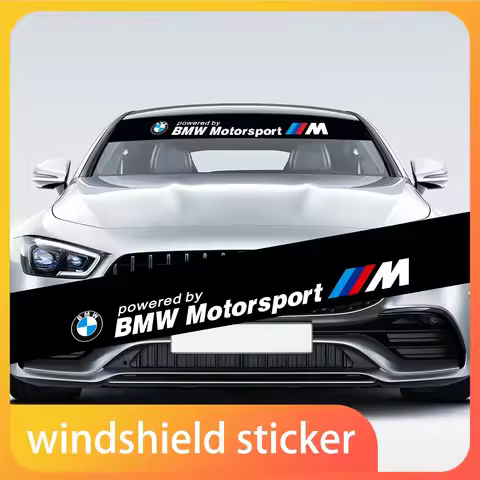 Car Front Rear Windshield Decoration Accessories Stickers For BMW M MINI E60 E90 F10 F20 F30 X5 X6 X