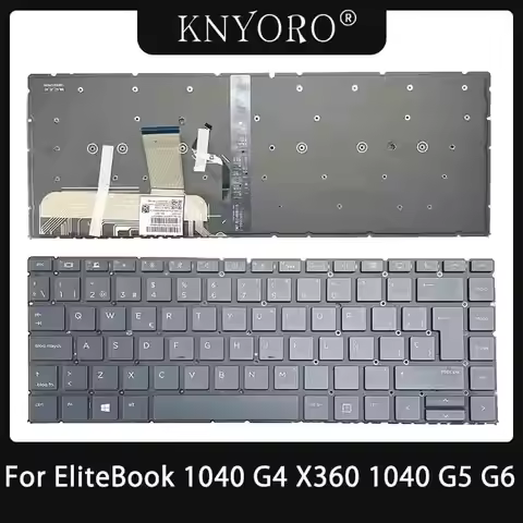 Laptop SP/PO/TR Keyboard For HP EliteBook 1040 G4 X360 1040 G5 G6 Backlight Keyboard Notebook Access