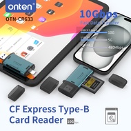 usb3.2gen2Camera10G High Speed CFexpress Card Reader Portable sd4.0Memory Card Reader