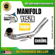 YAMAHA Y15ZR Y15 ZR RACING 42MM MANIFUL MANIFOLD RACING EXHAUST NECK CHROME 42MM ESPADA