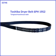 TOSHIBA TD-H80SEM / TD-BK110GHM MIDEA MD-7388 MD-6288 DRYER BELT 6PH 1952 ORIGINAL
