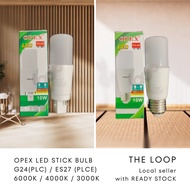 [READY STOCK] LED STICK BULB 10W E27 / G24 / MENTOL LED RUMAH / 6500K & 4000K & 3000K AVAILABLE