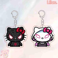 LILAC Keyring, Acrylic Sanrio Keychain,  Hello Kitty Spiderman Kawaii Anime Pendant School Bag Pen Bag