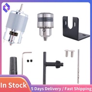 775 Motor 10000Rpm DC 12V Lathe 775 Motor with Mini Hand Drill Chuck and Milling Machine Mounting Br