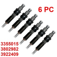 6PCS C3355015 Fuel Injector Fuel Injector 3355015 3802982 3922409 For Cummins 6BT 6BTA 5.9L 4BT 3.9L
