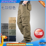 Cargo Pants Men Women Straight Cut Tactical Pants S6