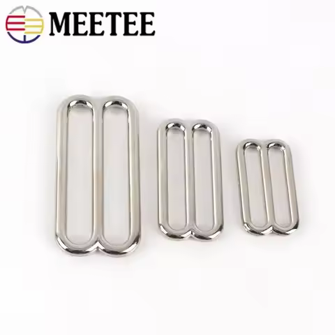 10/20/30Pcs 20-50mm Metal Belt Buckles O D Ring Tri-Glide Bra Webbing Adjust Buckle DIY Clothes Sewi