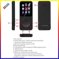 MP3 MP4 Player Bluetooth-Compatible5.0 Portable HiFi Music Player Music Stereo Player with E-book/FM Radio/Recording