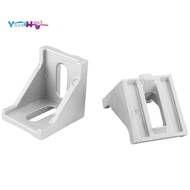 20Pcs 4040 Aluminum Corner Brackets Corner Fitting Angle 40 X 35 Connector Fastener For 4040 Industr