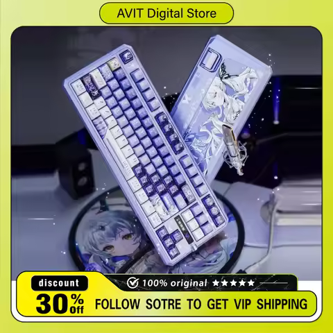 VALKYRIE VK87 V2 Triple Mode Mechanical Keyboard 87Keys TKL Gaming Keyboard Dual 8K Polling Rate Gas