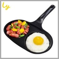 [chefline] 2-Section Egg Fry Pan, 22cm, 1pc / Korean Egg Fry Pan / Dual Compartment / 100% Genuine b