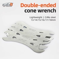 Super B Bicycle Repair Tool Double Ended Cone Wrench 13/14/15/16/17/18mm CRMO Steel Sturdy & Durable