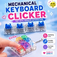 Mechanical Keyboard Switches,3 Pin Blue Keyboard Clicker Replacement Pre-Lubricated Clicky K