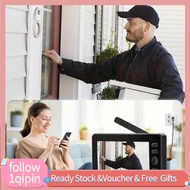 1qipin.my WiFi Video Doorbell Intercom System 1080P Wireless Camera with 4.3 Inch Display and Two Wa
