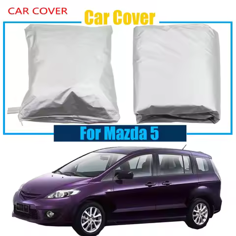 Car Cover UV Anti Sun Rain Snow Resistant Protector Cover Sun Shade For Mazda 5