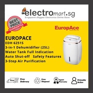 EuropAce EDH 6251S (25L) 3-in-1 Dehumidifier