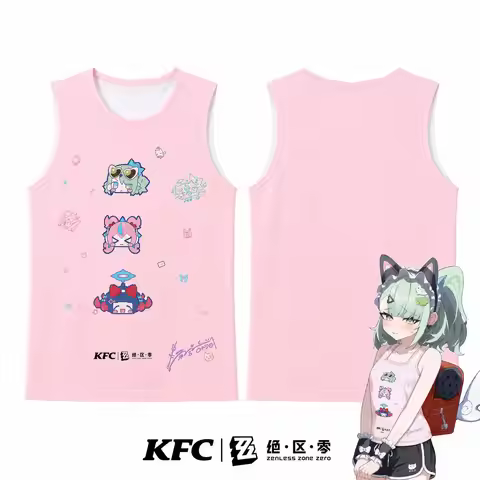 Zenless Zone Zero ZZZ Character Sunna,Aria,Nangong Yu All Over Print Jersey, Breathable Quick Dry Te
